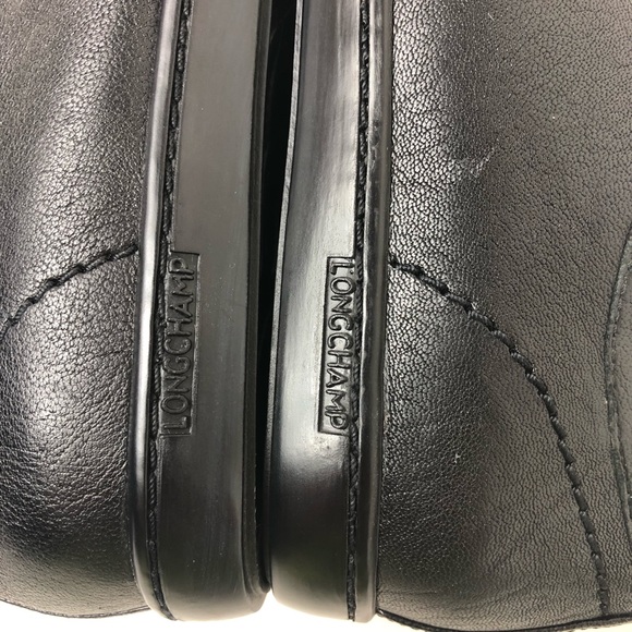 Longchamp black shoes with lace size 35 New - Picture 7 of 8